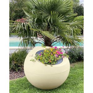 Pot De Fleurs Sph&eacute;rique Xxl Dolce Vita 300l - Neuf