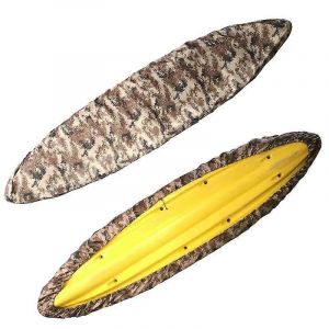 Housse De Protection Anti-Poussiere Pour Kayak/Canoe De 2,1 A 6,5 M ¿C Protection Solaire Uv Impermeable Pour Bateaux De Peche/Kayaks/Canoes De 8 Tailles ¿C Camouflage Ocean, 300 Cm - Neuf