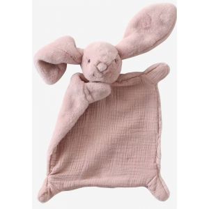 Doudou lapin rose Vertbaudet jouet peluche b&eacute;b&eacute; soft toy cuddle cloth baby bunny - Neuf