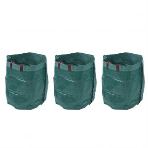 HJLIAN Lot de 3 sacs de rangement pour dechets de jardin, 272 L, 67 x 76 cm - Neuf