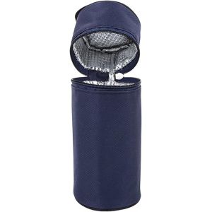 Sac isotherme pour bouteille et thermos - Isolation efficace, id&eacute;al pour voyages et activit&eacute;s en ext&eacute;rieur - 22 x 8,5 cm - Ouvertures d'a&eacute;ration - Neuf