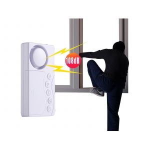 Syst&egrave;me d'alarme anti-intrusion magn&eacute;tique sans fil pour portes et fen&ecirc;tres - Neuf