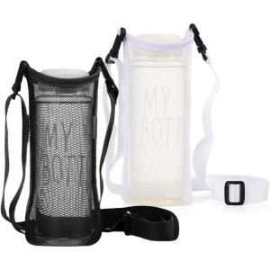 Asas-2 Pièces Porte Gourde Bandoulière,Porte Gobelet Festival,Sport Porte Gourde Sac À Dos,Portable Sac De Support De Bouteille - Neuf