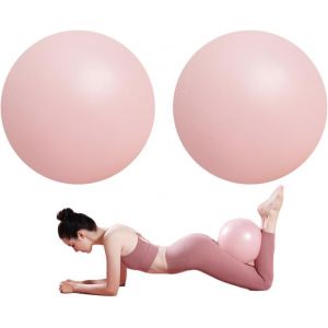 Lot De 2 Balles D'exercice,24 Cm,Mini Balles De Yoga,Anti-Éclatement Pour Pilates,Yoga,Entraînement De Base Et Thérapie Physique,Améliore L'équilibre - Neuf