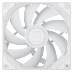 TL-C12CW CPU Fan 120mm Case Cooler Fan,4Pin PWM Silent Computer Fan With S-FDB Bearing Included,up to 1550RPM Cooling Fan (White) - Neuf