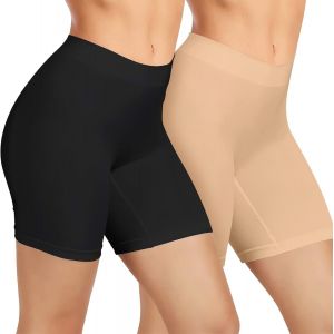 Subzonal-Lot De 2 Short Leggings Sport Femme Sous Jupe Ou Robe Anti-Frottement Pantalons De Cyclisme Pour Femme Legging Court Sans Couture Boxer Short Sécurité - Neuf