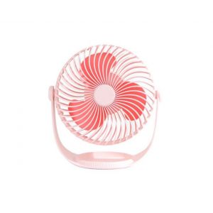 Ventilateur de bureau suspendu F12 de 7 pouces, rechargeable par USB, mini ventilateur &agrave; rayures - Neuf