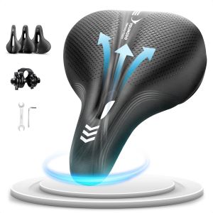 Subzonal-Selle De Velo Ultra Confortable, Selle V&eacute;lo &Eacute;tanche Am&eacute;lior&eacute;e, Selle Velo Confortable, Avec Design Ergonomique, Doux, Respirant, Pour Hommes Et Femmes - Neuf