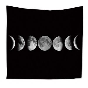 Hjlian Tapisserie Murale Decorative Motif Terre, 130 X 150 Cm, Decoration De Chambre A Coucher - Neuf