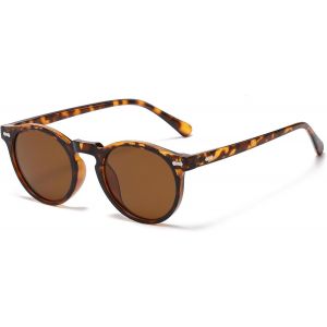 Lunette De Soleil Polaris&eacute;e Ronde Homme Femme Vintage R&eacute;tro Lunettes De Soleil Femme Polaris&eacute;es Protection Uv400 - Neuf