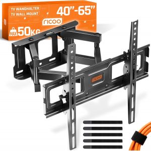 Ulteronixshop-Support TV Mural 32-55"" Pouces (81-140cm), S6244 Orientable et Inclinable Fix ation Murale t&eacute;l&eacute;vision Bras articul&eacute; pour t&eacute;l&eacute; VESA - Neuf