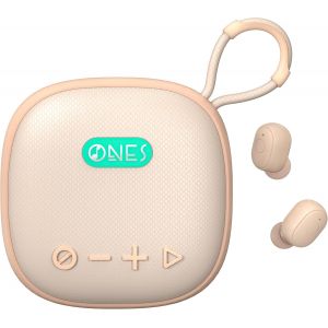 Musplay Enceinte Sans Fil Avec Écouteurs 2 En 1, Intelligente [ Bluetooth/Aux/Mp3 ][ Haut-Parleur 24 Heures/Écouteurs 60 Heures Lecture Ultra-Longue ] Portable Compact - Neuf
