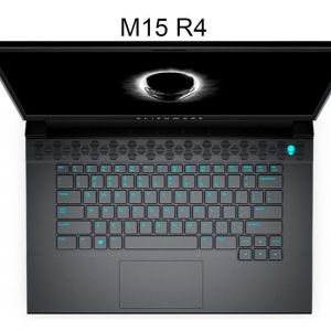 Nouvelles housses de clavier M15 pour Dell Alienware M17 R4 17.3 et M15 R4 15.6 2021,housse de protection transparente en TPU pour claviers d'ordinateur portable de jeu - Type M15 R4 - Neuf