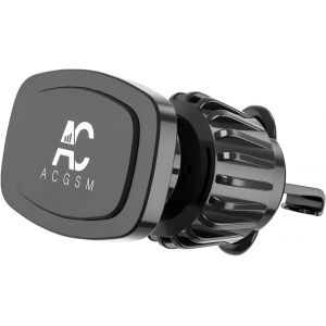 Shiba-Ac Gsm Support Telephone Voiture Magnétique 6 Aimants Puissants,Rotation 360° Universel, Porte Smartphone Voiture Grille Aér[6 - Neuf