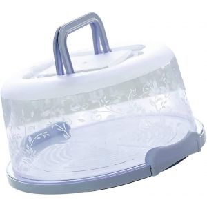 Subzonal-Bo&icirc;te De Transport De G&acirc;teau Conteneur De G&acirc;teau Rond Conteneur De Tarte Conteneur De G&acirc;teau De Mod&egrave;le De Ceinture De Stockage Portable Pour Le Stockage De Collation De Pain (25 * 21 * 13cm) - Neuf