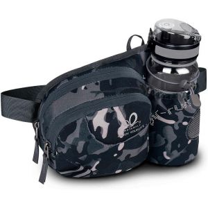 SJZG-Sac Banane Homme Et Femme Sacoche Banane De Sport Ceinture De Course Avec Porte Bouteille - Neuf