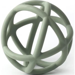 Jouet De Dentition Pour B&eacute;b&eacute;-Sans Bpa-Boule Souple En Silicone-Facile &Agrave; Tenir-Pour B&eacute;b&eacute;s (Sage) - Neuf