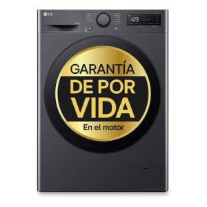 LG F4DR6010AGM machine &agrave; laver s&eacute;chante Pose libre chargement frontal Noir - Neuf