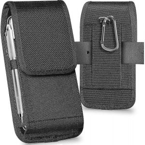 T&eacute;l&eacute;phone Portable Holster Belt Pouch Mobile Phone Pouch Avec Clip De Ceinture Haute Densit&eacute; Oxford Hard Carvas - Neuf