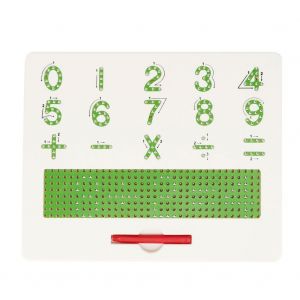 Puzzle magnetique pour enfants, planche a dessin, jouet educatif precoce, cadeau ideal (vert) - Neuf
