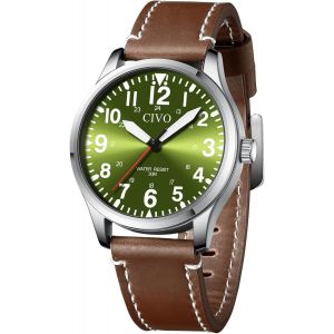 Eryi-Montres Homme Bracelet Imperméable Luxe Quartz Analogique Sport Militaire Minimalist Outdoor Simple Adolesct - Neuf