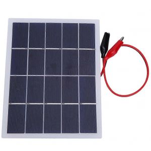 3W 5V polycristallin silicium bricolage panneau solaire panneau laminé plaque de batterie 170x130mm (3W-blanc) - Neuf