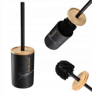 KADAX Brosse WC Bambou Marbre Noir - Neuf