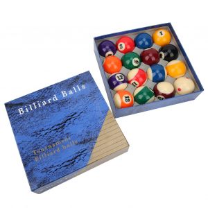Lot De 16 Boules De Billard Americaines En Resine Brillante, Couleurs Vives, 57 Mm - Neuf
