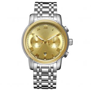 Montre Analogique Automatique Forsining Fashion Business Pour Homme (Doree) - Neuf