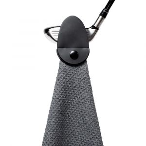 Serviette Magnétique Compatible Avec Chariot De Golf Ou Clubs À Forte Adhérence, Gris - Neuf