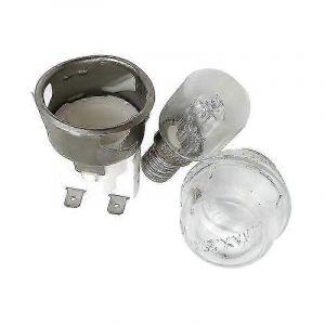 2set E14 Haute Résistance Aux Températures 300 C 250v 25w Lampe De Four,Support De Lampe De Four,Tête De Lampe En Céramique D'éclairage De Four - Neuf