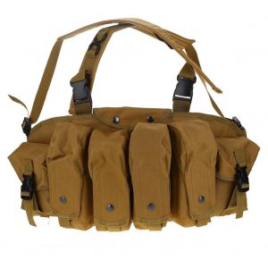 Gilet Tactique Multifonction En Nylon Pour L'entra&icirc;nement Militaire En Plein Air Jeux De Combat De Chasse (Couleur Sable) - Neuf