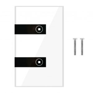 Interrupteur mural tactile intelligent sans fil Wi-Fi US, commande a distance par application (2 boutons) - Neuf