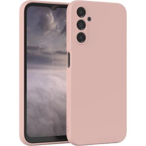 TRAHOO-- Housse en Silicone pour Galaxy A14 5G Housse Souple Antichoc Housse pour Portable avec Protection pour Appareil Photo Fines Premium Protection Cover TPU Phone Bumper en Rose - Neuf