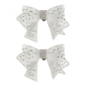 Arc Chaussures Clips Détachable Décoratif Bowknot Chaussure Boucle Pour Fête De Mariage Chaussure De Mariée Talons Hauts 2pcs - Neuf