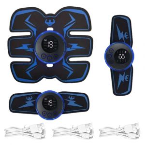 Ems-Appareil D'amincissement Musculaire Sans Fil,Appareil De Fitness Intelligent,Aste Par Usb,Pour Entraînement Abdominal - Type Ensemble #C - Neuf