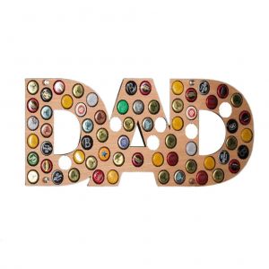 Hjlian Carte Des Capsules De Biere, Collection De Capsules De Bouteilles, Presentoir De Capsules De Bouteilles, Decoration Murale, Cadeau De Fete Des Peres - Neuf