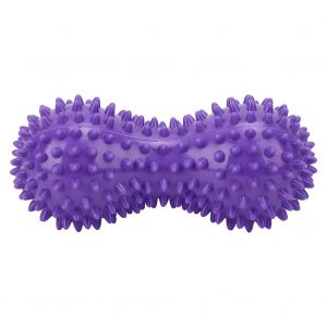 Balle De Massage A Picots En Pvc, Pour Relaxation Des Fascias, Des Muscles, Des Mains, Des Pieds, Pour Le Fitness Et Le Yoga, Violet - Neuf