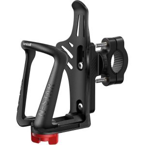 Asas-Porte Bidon De Vélo,Porte Gourde Vélo ¿ [Pour Bouteilles De 48mm À 71mm De Diamètre] [Pour Guidon Et Cadre] Taille Réglable,Avec Outil À Vis,Porte-Bidons Durables Pour Vélo Vtt-Noir - Neuf