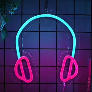 Kuwl-Veilleuse Led En Forme De Casque - Chargement Usb - Fonctionne Avec Piles - Décoration Pour La Maison, La Chambre À Coucher, Noël, Le Couloir, La Fête D'anniversaire (Ne-3) - Neuf