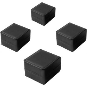 Kal-Boite A Montre, Boîtes Cadeau Avec Coussin Pour La Plupart Des Montres, Montre Connectée Et Bijoux Accessoire, Coffret Montre En Cuir Pu Pour Cadeau Homme (4, Noir-4) - Neuf