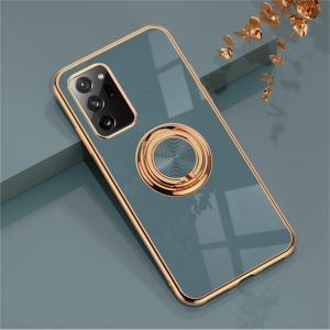 Kal-Coque Pour Samsung Galaxy Note 20 Ultra Coque De Protection Étui Note20 Ultra Ultra Fine Tpu Silicone Case Magnétique Support Voiture Avec Support 360° Coque Note 20 Ultra Coque, Gris - Neuf