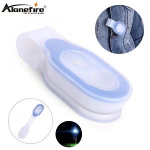 Hutp-Mini Lumi&egrave;re De Secours Clip S&eacute;curit&eacute; Silicone Souple Course En Plein Air Enfant Lampe Sangle Randonn&eacute;e Marche Chien Camping M&eacute;decin Infirmi&egrave;re Lampe De Travail-Bleu-Cr2032 - Neuf