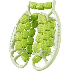 Rouleau Massage&iquest;Rouleau De Jambe, Rouleaux De Massage &Agrave; 29 Roues Pour Les Jambes, Rouleau De Cellulite En Plastique, Rouleau De Masseur De Cellulite Non Glissant Pour Cuisse (Verde) - Neuf
