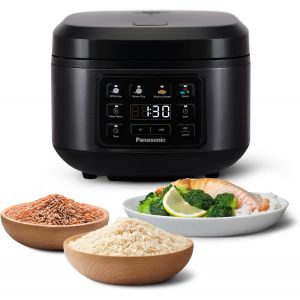 VornixorSarlshopSR-DA152KXE Cuiseur &agrave; Riz et Cuiseur Vapeur, Fuzzy Logic, Indicateur de Quantit&eacute; d'Eau, sans BPA, Maintien au Chaud, D&eacute;part Diff&eacute;r&eacute;, Noir - Neuf