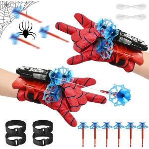 MDY-2 Pièces Gant de Lanceur Spiderm, Spiderm Launcher Gant de Cosplay en Plastique, Jouets de Poignet Lanceur de Héros, Lanceur d'araignée Jouets éducatifs pour Enfants - Neuf