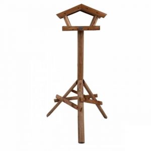 Mangeoire Sur Pied - Ac-D&eacute;co - L 60,8 X L 67,5 X H 120 Cm - Bois D'&eacute;pic&eacute;a - Beige - Ext&eacute;rieur - Neuf