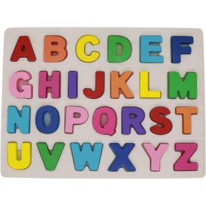 Alphabet Puzzle En Bois Abc Lettres Apprendre Les Lettres Jouet Éducatif Pour Les Tout-Petits Et Les Enfants (Alphabet Puzzle) - Neuf