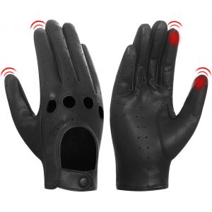 Letnerny-Gants De Conduite En Cuir Pour Femmes, Sans Doublure - Neuf