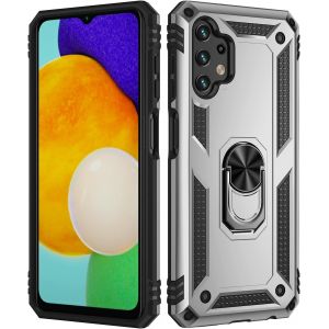 Kal-Coque Pour Huawei Y6 2018 + 9d Verre Trempé, Silicone Souple Et Pc Dur Coque [Slim Armor] Protection Résistante, Anti-Choc, Anti-Rayure, Etui Housse Avec Support Kickstand - Neuf